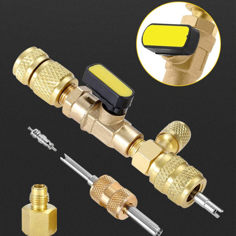 🔥🔧AC-Ventileinsatz-Ausbauwerkzeug mit SAE 1/4 & 5/16 Anschluss
