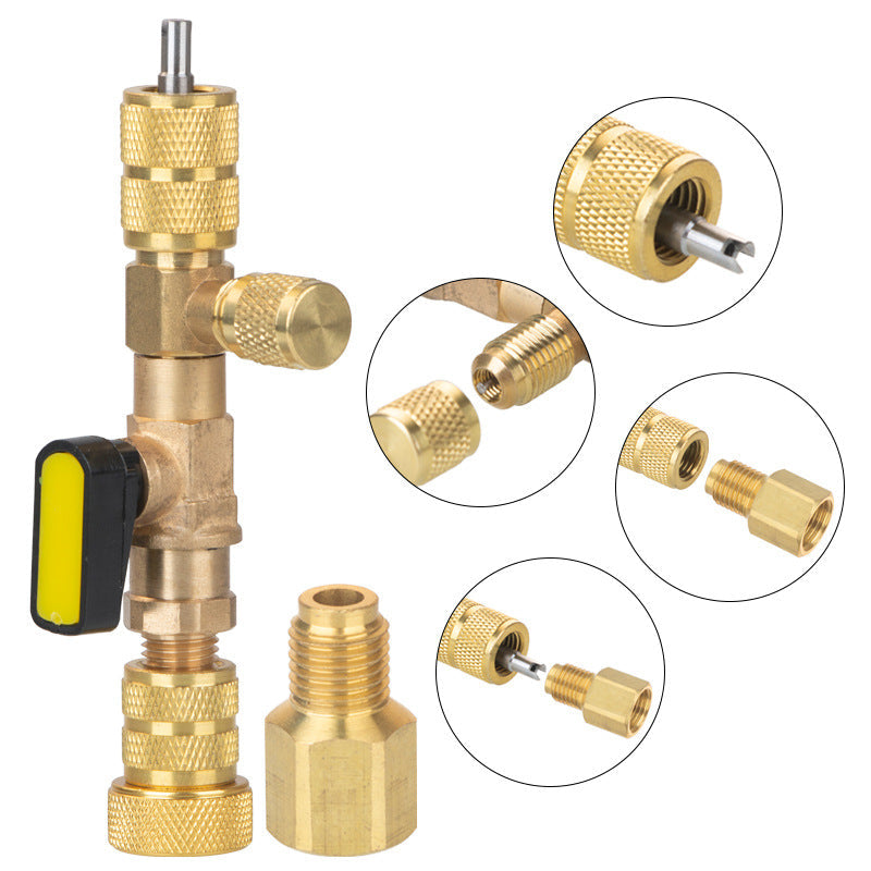 🔥🔧AC-Ventileinsatz-Ausbauwerkzeug mit SAE 1/4 & 5/16 Anschluss