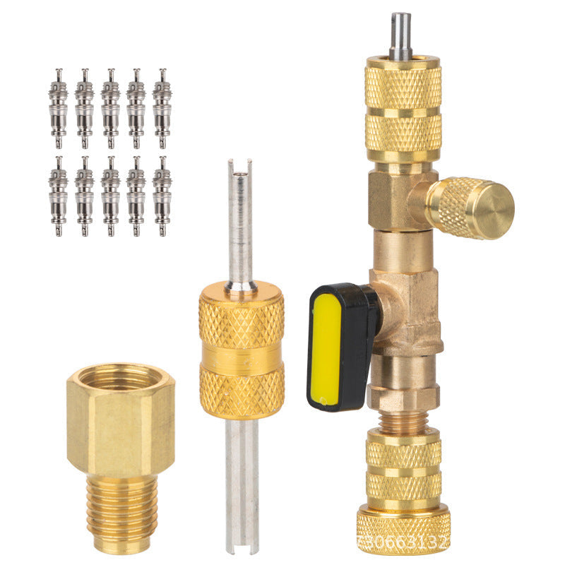 🔥🔧AC-Ventileinsatz-Ausbauwerkzeug mit SAE 1/4 & 5/16 Anschluss