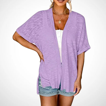 🌼 SOMMER-SONDERANGEBOT 50% RABATT! ✨ Kurzarm-Strickjacke – Fließend, Leicht, Vielseitig, 2026 Stil ☀️
