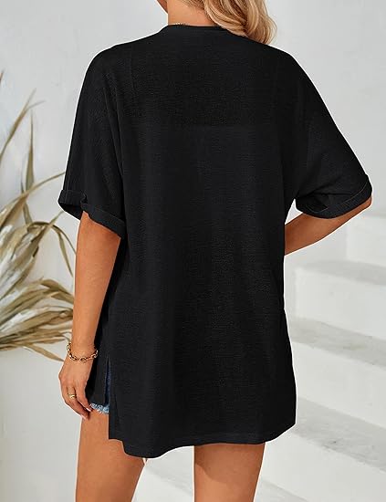 🌼 SOMMER-SONDERANGEBOT 50% RABATT! ✨ Kurzarm-Strickjacke – Fließend, Leicht, Vielseitig, 2026 Stil ☀️