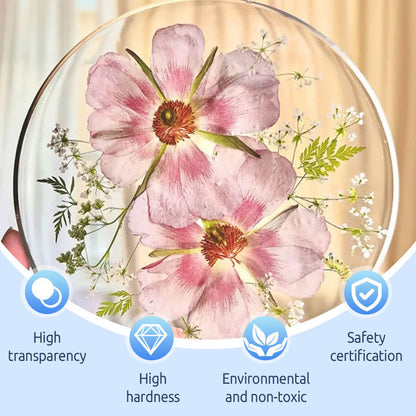 Kristallklares Epoxidharz- und Härter-Set