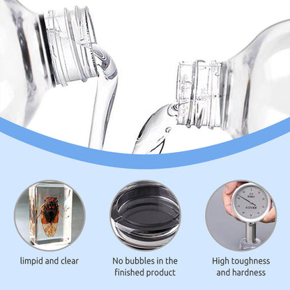 Kristallklares Epoxidharz- und Härter-Set