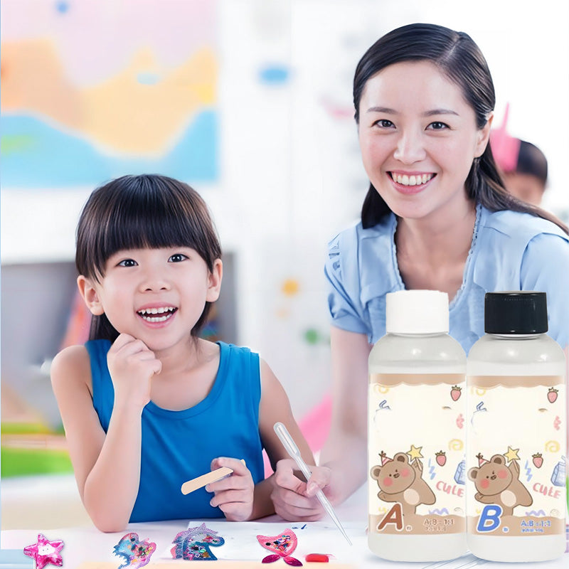 Kristallklares Epoxidharz- und Härter-Set