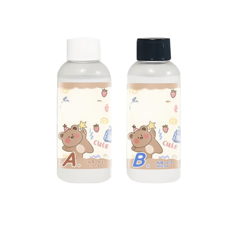 Kristallklares Epoxidharz- und Härter-Set