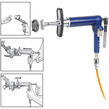 24-teiliges Druckluft-Bremskolbenrücksteller-Set – Für schnelles & sicheres Arbeiten an Scheibenbremsen