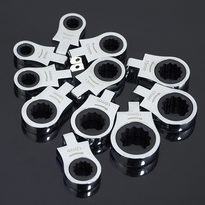 12-in-1 Ratschenschlüssel-Set mit Schnellwechsel & Aufbewahrungsbox