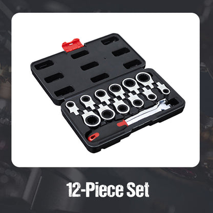 12-in-1 Ratschenschlüssel-Set mit Schnellwechsel & Aufbewahrungsbox