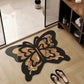 Retro Butterfly Kieselgurmatte - schnell trocknend und rutschfest