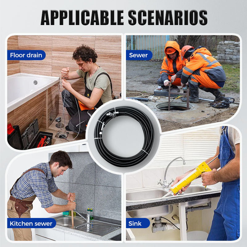 Rohrreinigungsspirale gegen Verstopfungen