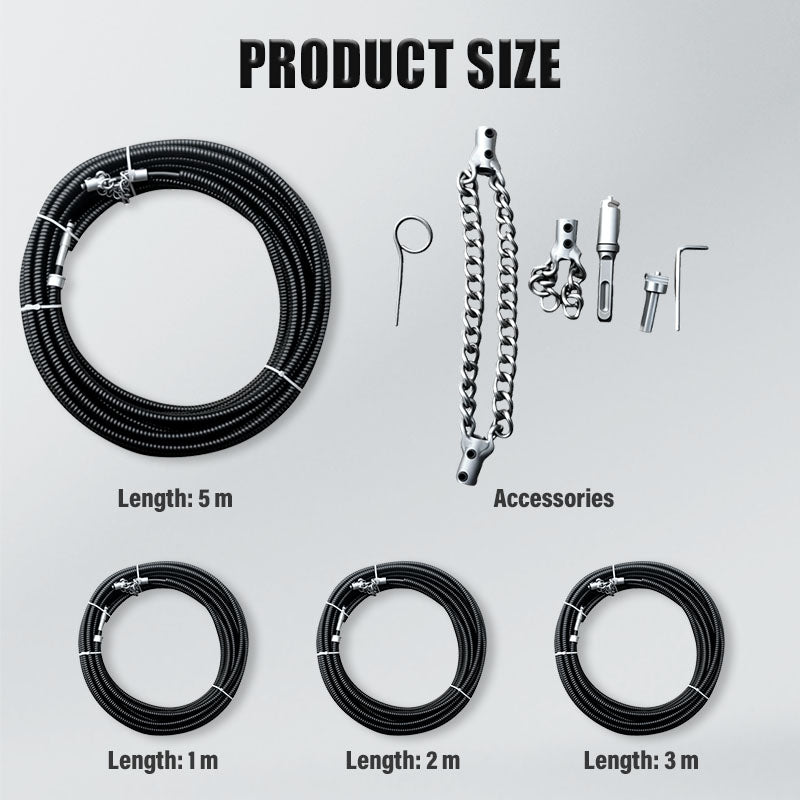 Rohrreinigungsspirale gegen Verstopfungen