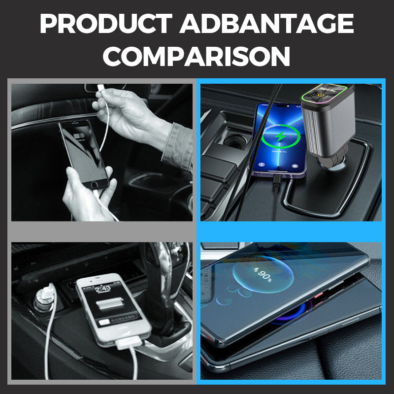 🌟Abnehmbares Autoladegerät mit Sternenprojektor