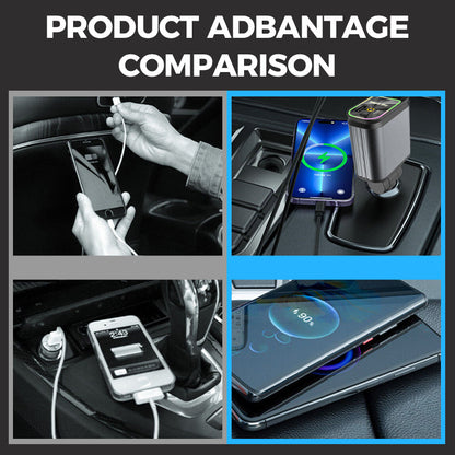 🌟Abnehmbares Autoladegerät mit Sternenprojektor