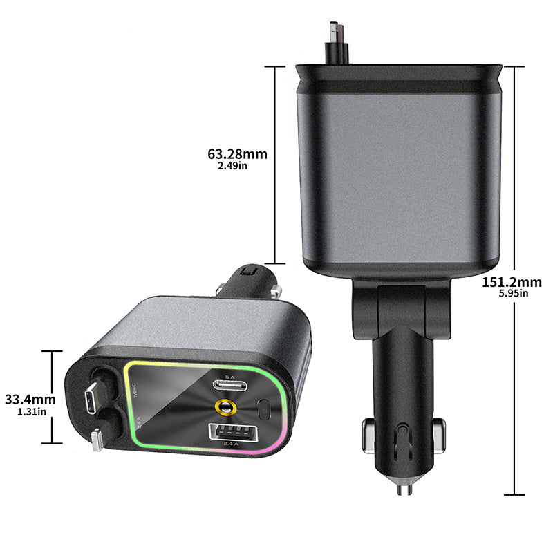 🌟Abnehmbares Autoladegerät mit Sternenprojektor