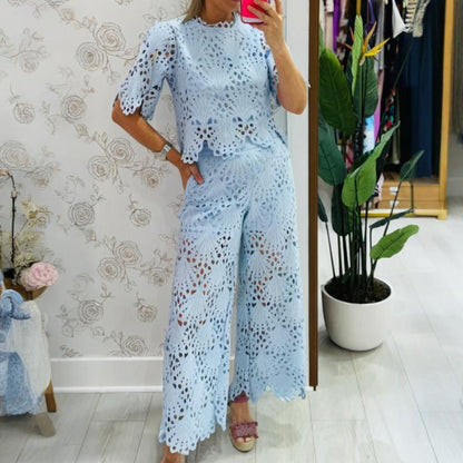 🌸 💖Zweiteilige Spitzen-Outfits für Damen