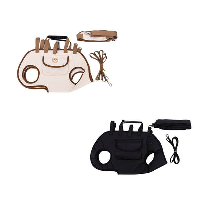 🐶🎒 2-in-1 tragbare atmungsaktive Haustiertasche – Umhängetasche + Rucksack | Überall und jederzeit!