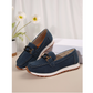Lässige Loafer mit Wildleder-Optik und dicker Sohle