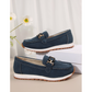 Lässige Loafer mit Wildleder-Optik und dicker Sohle