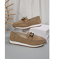 Lässige Loafer mit Wildleder-Optik und dicker Sohle