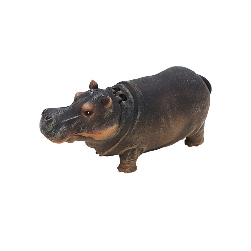 🌿Aquarium-Nilpferd-Blasendekoration💦