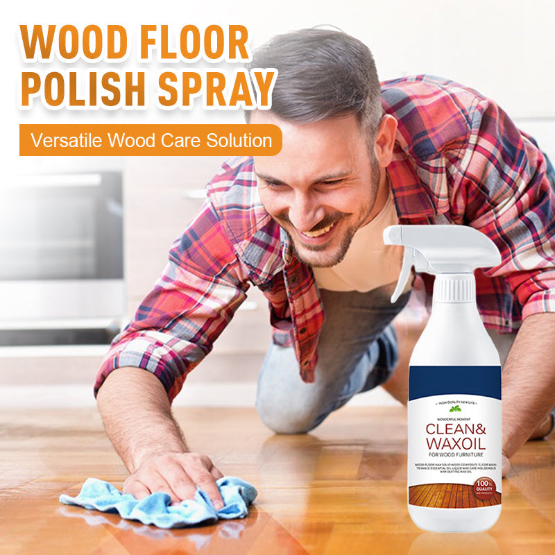 Reinigung und Politur für Holzböden – Sprayform