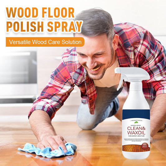Reinigung und Politur für Holzböden – Sprayform