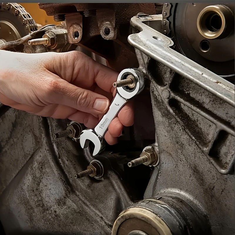CR-V Stahl Ratsche-Ringschlüssel