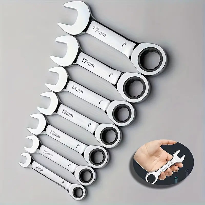 CR-V Stahl Ratsche-Ringschlüssel