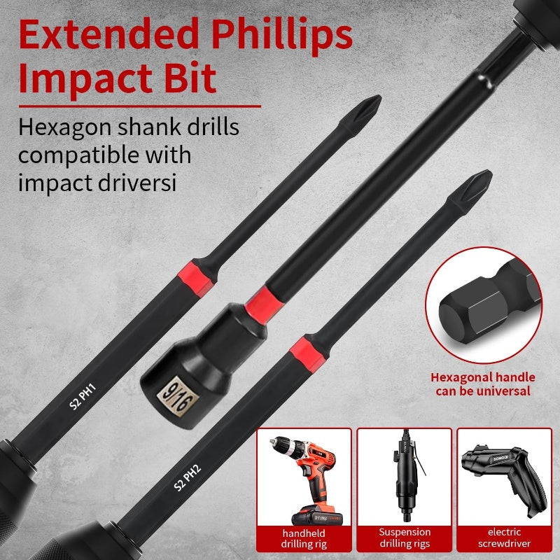 16-teiliges Magnetisches Muttertreiber-Set