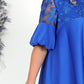 Lässiges A-Linien-Kleid mit Spitzendetail für Damen