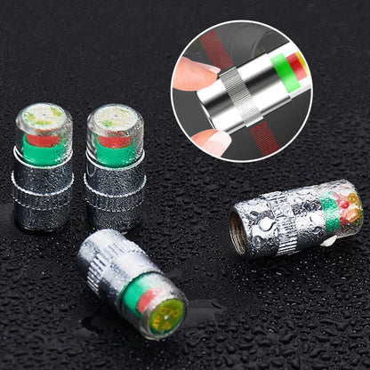 🎉Festliche Vorratssale🚗4 Stück Reifendrucküberwachungs-Ventilkappen für Autos🔥