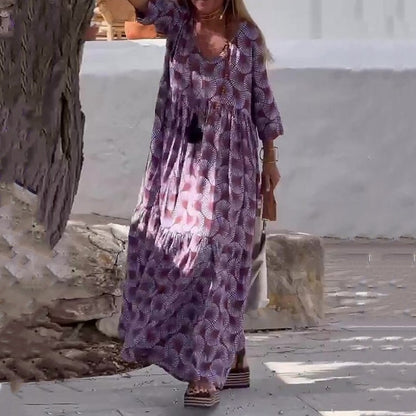 💃Plus Size Casual Flowy Klänning för kvinnor