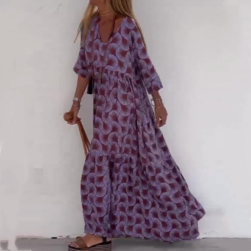 💃Plus Size Casual Flowy Klänning för kvinnor