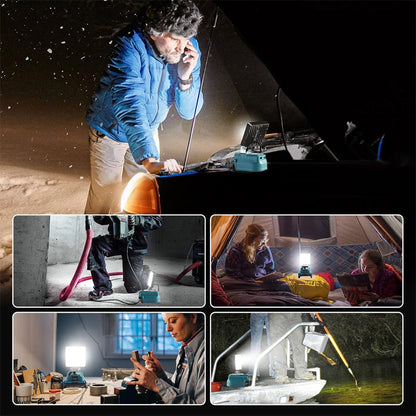 LED-Flutlicht mit USB/Type-C-Ladung