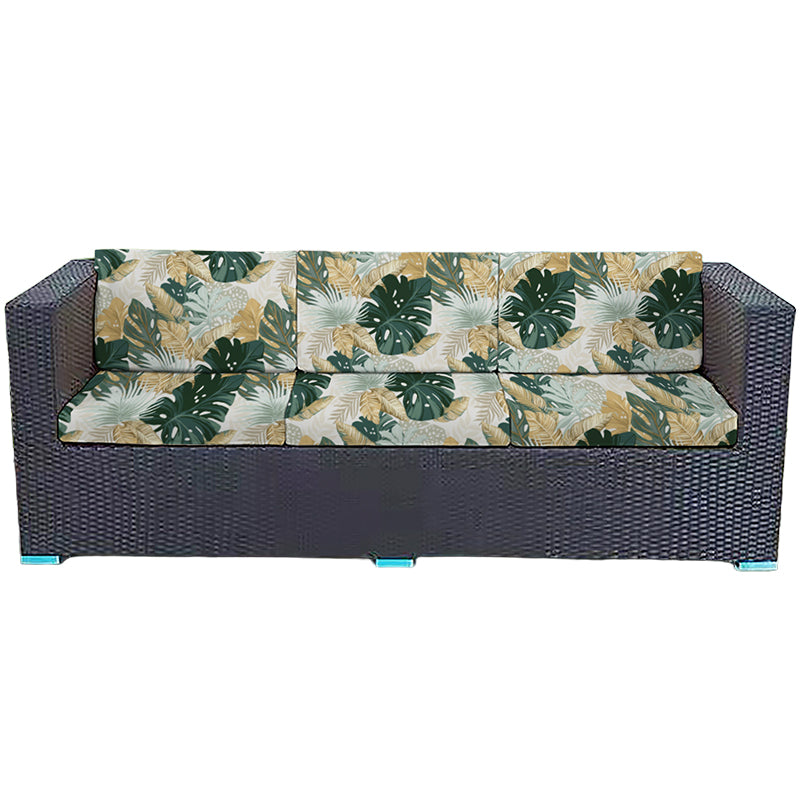 Sofakissenbezug mit botanischem Druck
