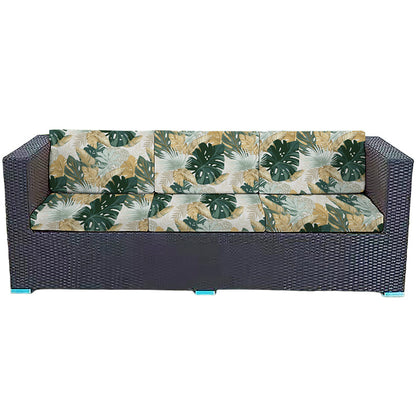 Sofakissenbezug mit botanischem Druck