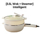 🍳🫕50% Rabatt Frühherbst Angebot! Elektrischer Antihaft-Wok mit Glasdeckel| Schnelles Kochen & Einfache Reinigung