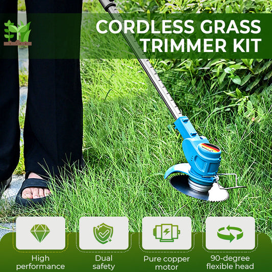 Multifunktionales kabelloses Rasentrimmer-Set