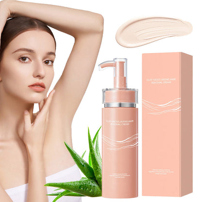 Sanfte Enthaarungscreme für Achseln, Beine und Arme