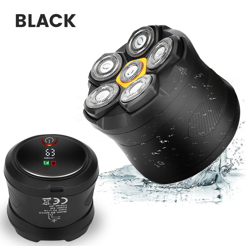 💧✂️💈Wasserdichter 6-fach Rasierer für den Kopf 💧✂️💈