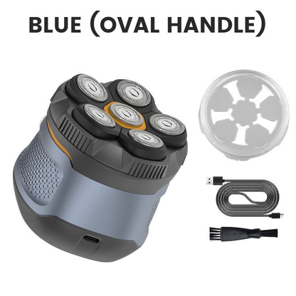 💧✂️💈Wasserdichter 6-fach Rasierer für den Kopf 💧✂️💈