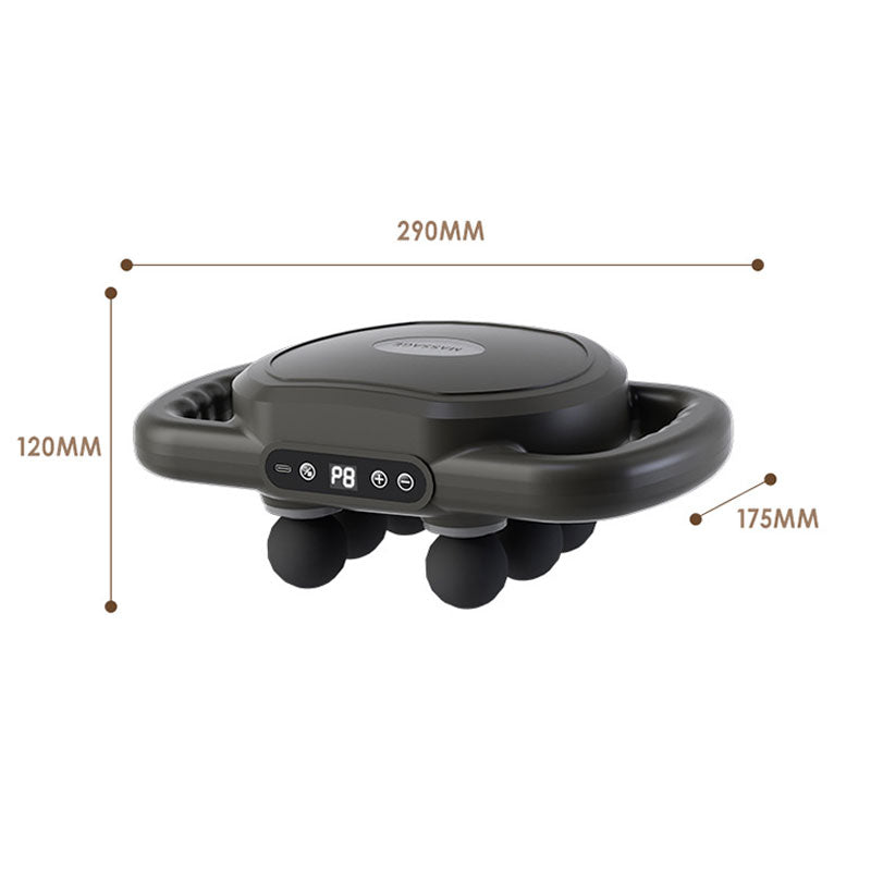 🔥Multifunktionale, automatische Massagepistole mit 12 Köpfen