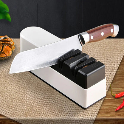 🔪⚙️ Professioneller elektrischer Messerschärfer – Schnelles und präzises Schärfen, Mehrwinkel für Küchen- und Outdoormesser ✨📦
