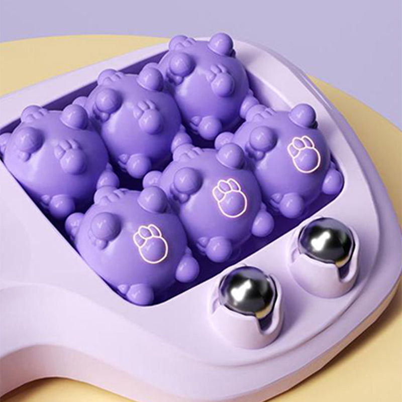 💜Tragbare Doppelfußmassagewalze💜