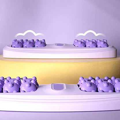 💜Tragbare Doppelfußmassagewalze💜