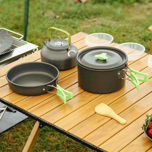 Aluminium-Kochgeschirr-Set für Outdoor & Camping