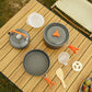 Aluminium-Kochgeschirr-Set für Outdoor & Camping