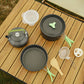 Aluminium-Kochgeschirr-Set für Outdoor & Camping