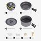 Aluminium-Kochgeschirr-Set für Outdoor & Camping