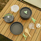 Aluminium-Kochgeschirr-Set für Outdoor & Camping